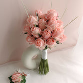 Rose Wedding Bouquet 22cmW